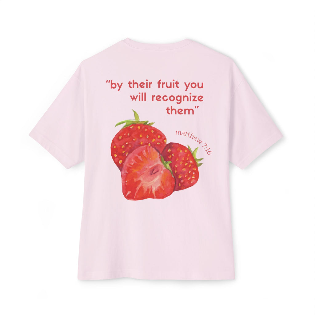"by their fruits" t-shirt